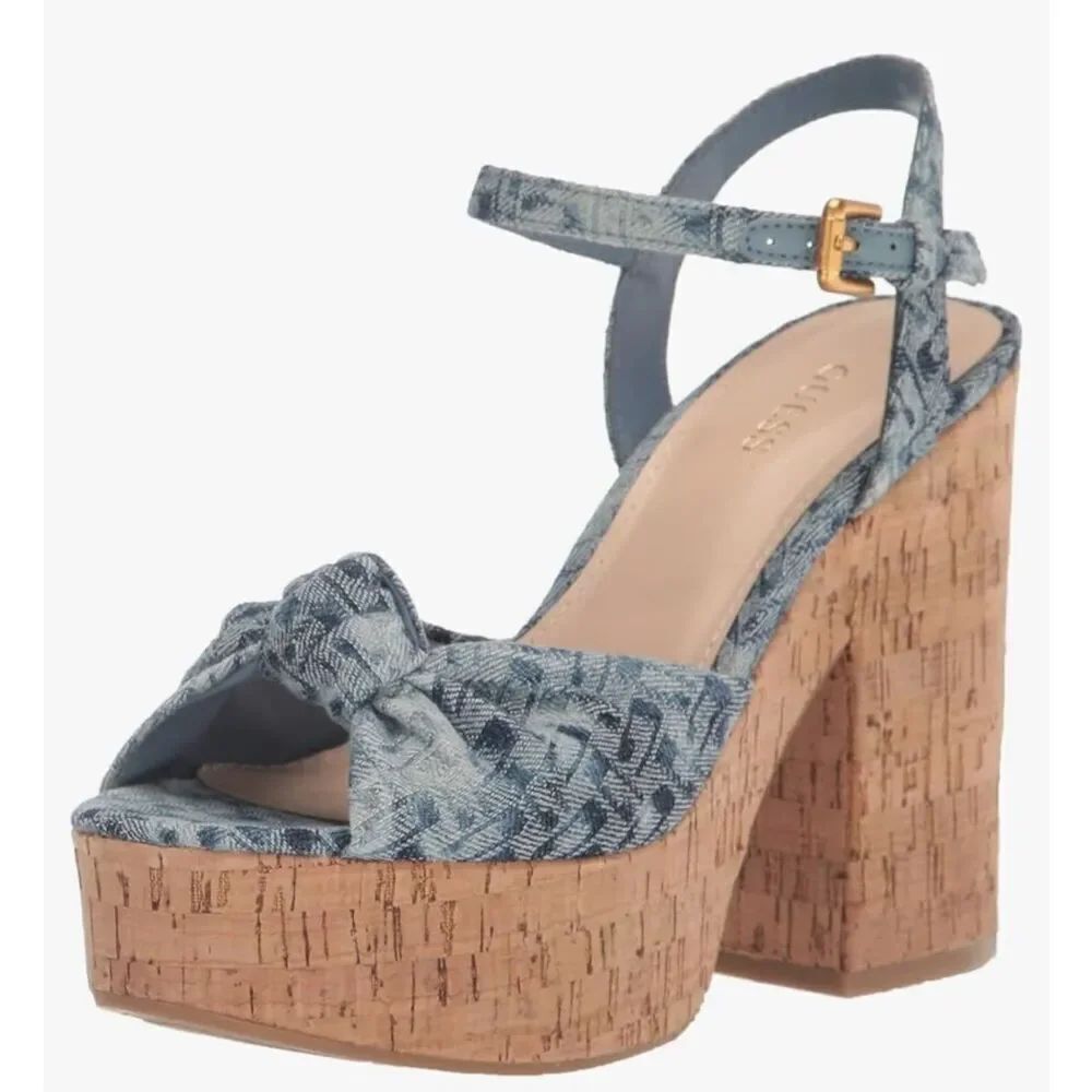GUESS Women's Yipster Heeled Sandal -9.5
